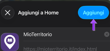 Passo 3: Tocca Aggiungi